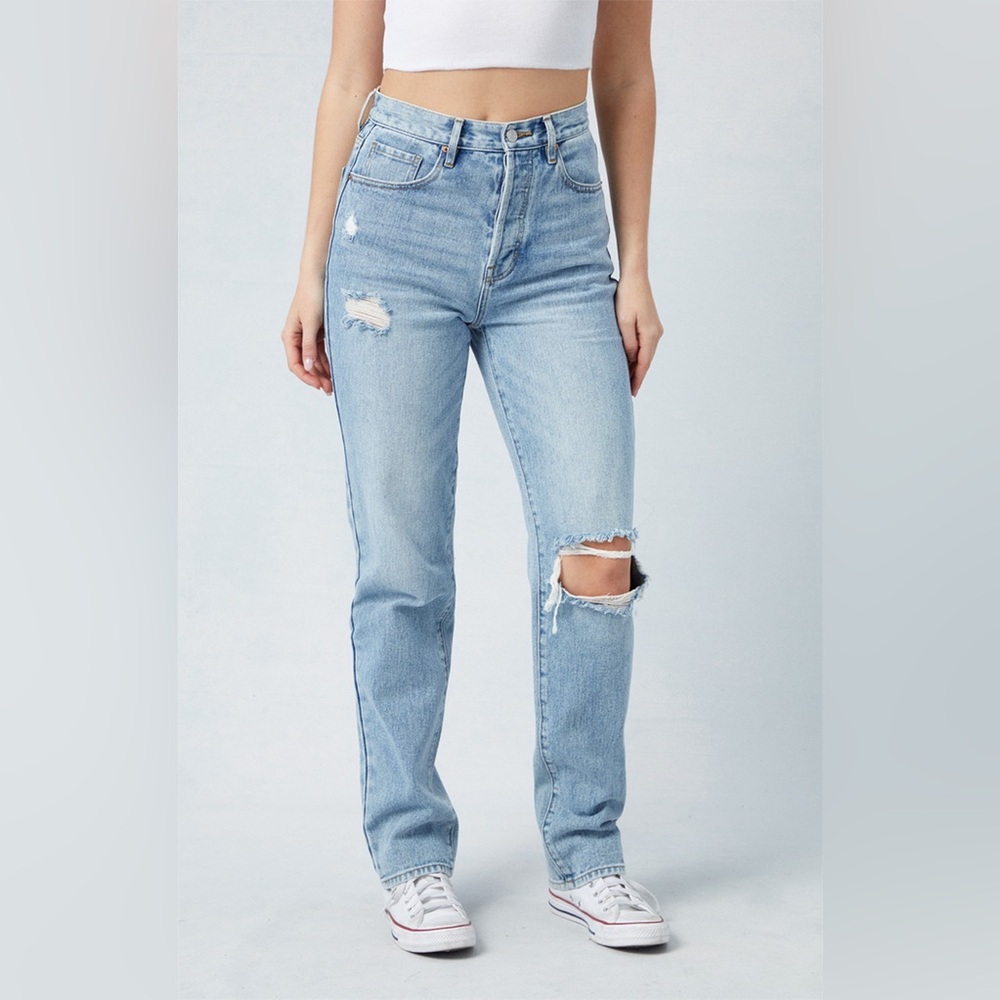 Pacsun Ripped Distressed Dad Jeans - Size 26